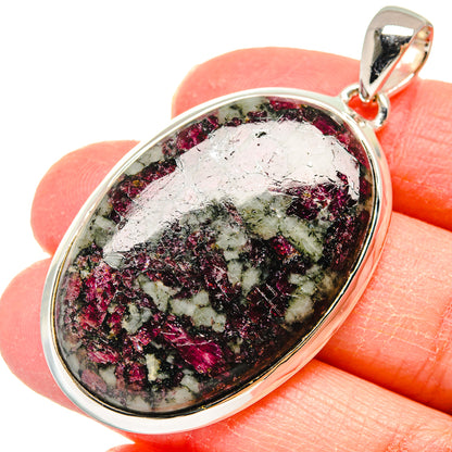 Russian Eudialyte Pendants handcrafted by Ana Silver Co - PD17951