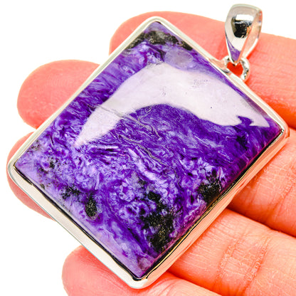 Charoite Pendants handcrafted by Ana Silver Co - PD17956