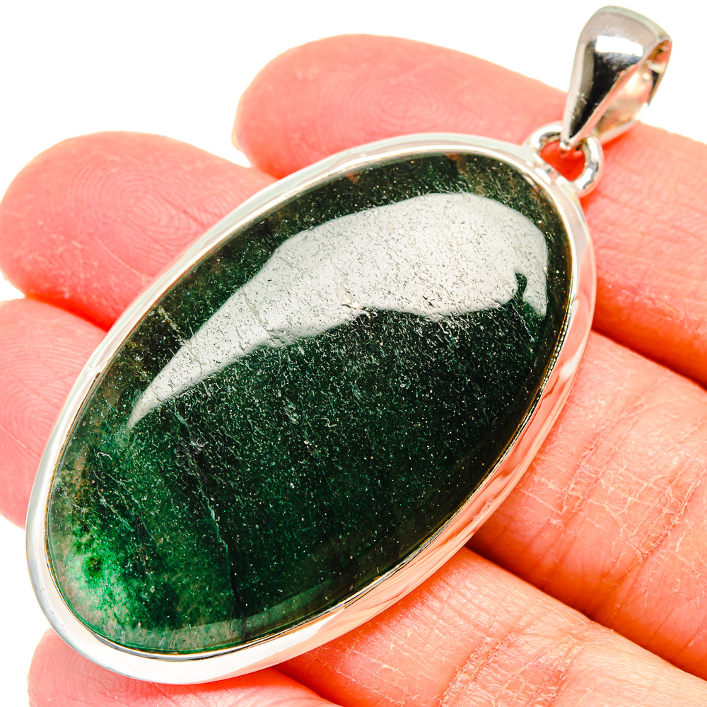 Green Aventurine Pendants handcrafted by Ana Silver Co - PD17957