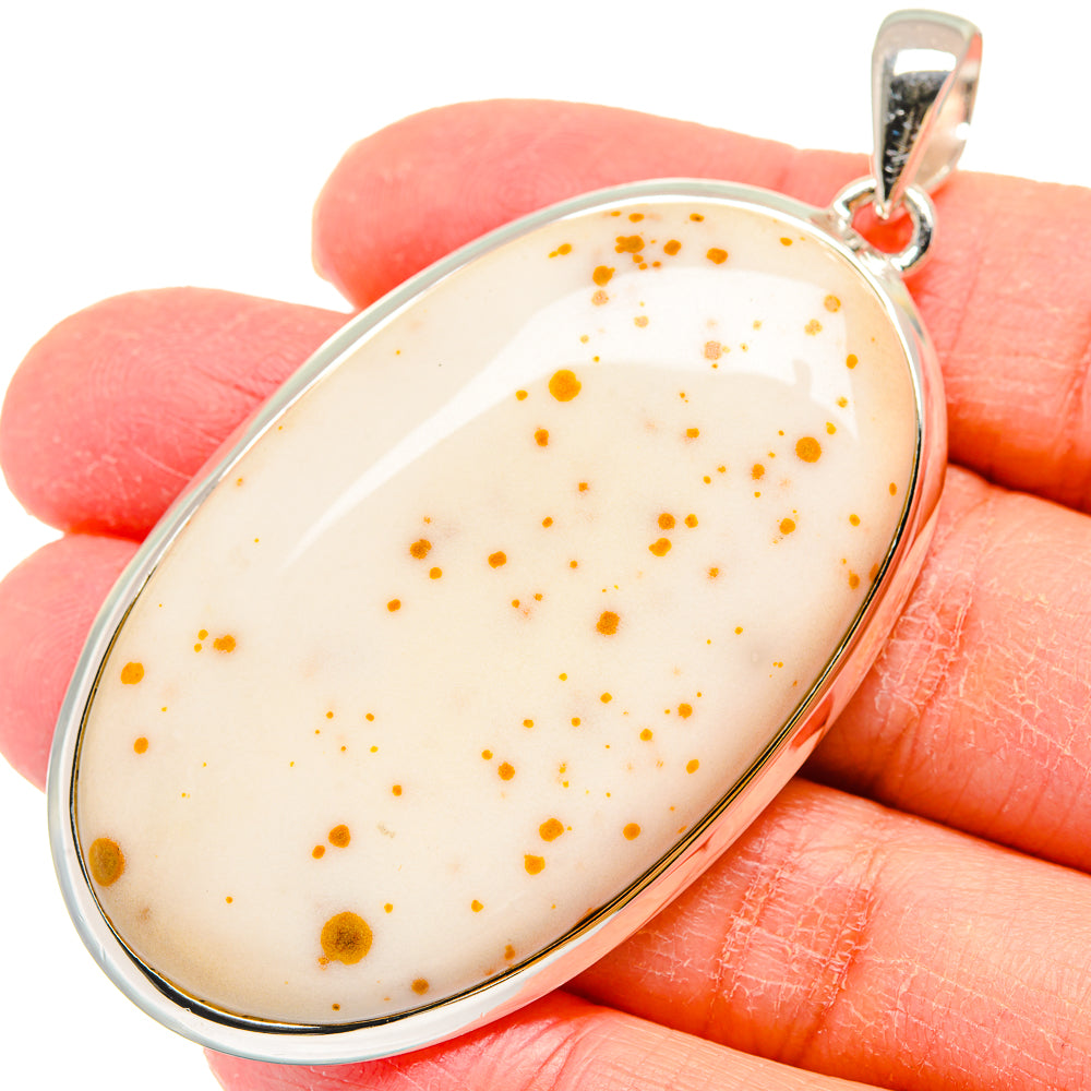 Palm Wood Jasper Pendants handcrafted by Ana Silver Co - PD17958