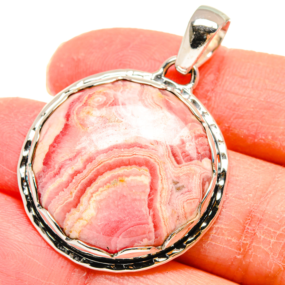 Rhodochrosite Pendants handcrafted by Ana Silver Co - PD17963
