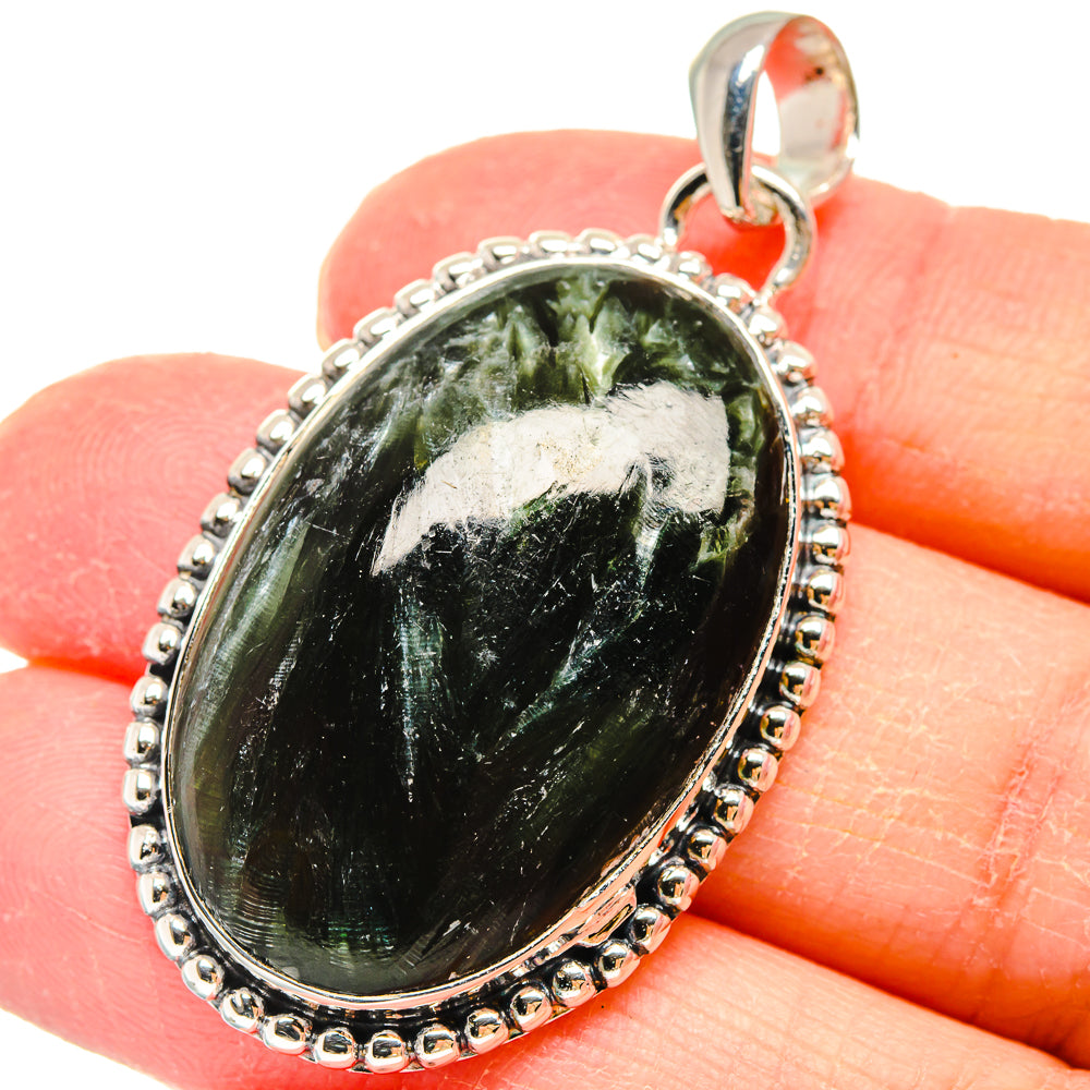 Seraphinite Pendants handcrafted by Ana Silver Co - PD17965