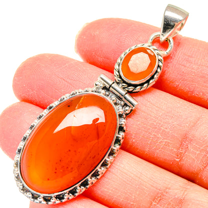 Carnelian Pendants handcrafted by Ana Silver Co - PD17972