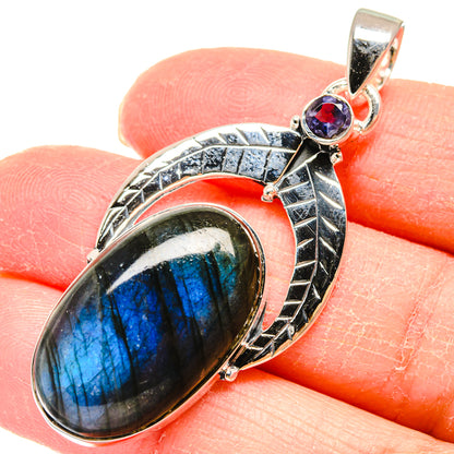 Labradorite Pendants handcrafted by Ana Silver Co - PD17976