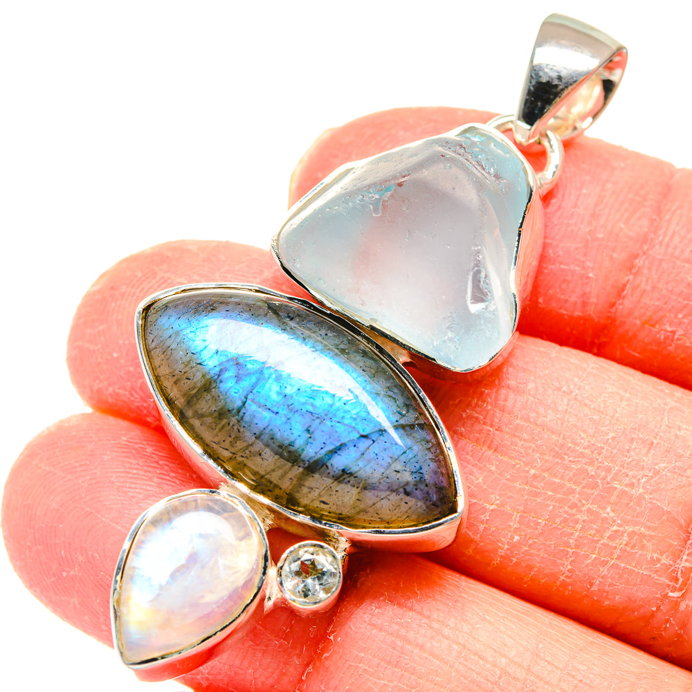 Labradorite Pendants handcrafted by Ana Silver Co - PD17978