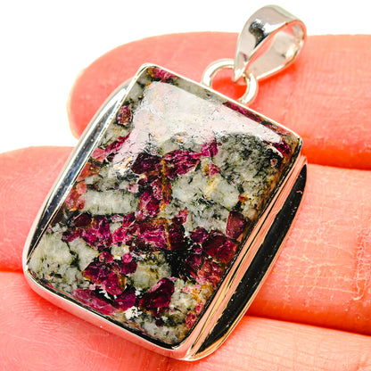 Russian Eudialyte Pendants handcrafted by Ana Silver Co - PD17981