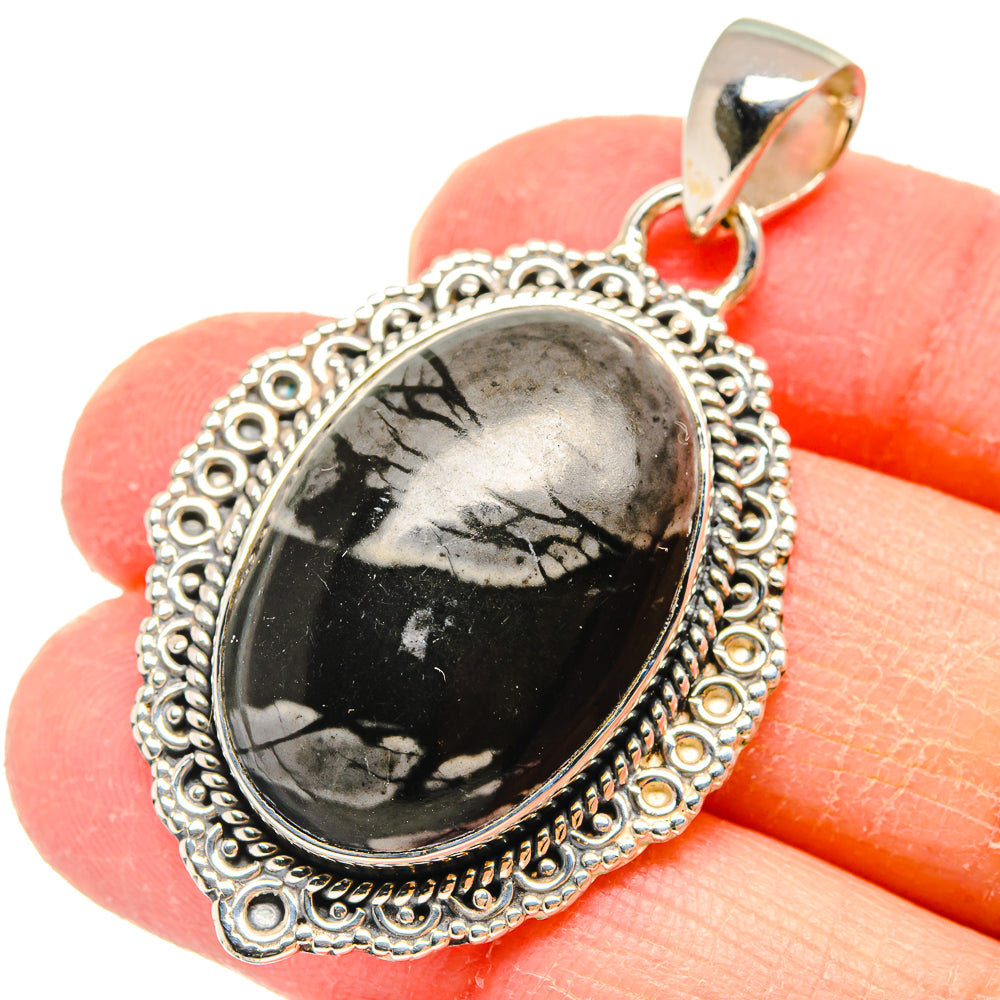 Picasso Jasper Pendants handcrafted by Ana Silver Co - PD17983