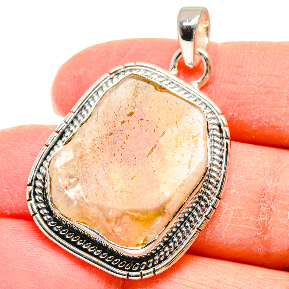 Citrine Pendants handcrafted by Ana Silver Co - PD17989