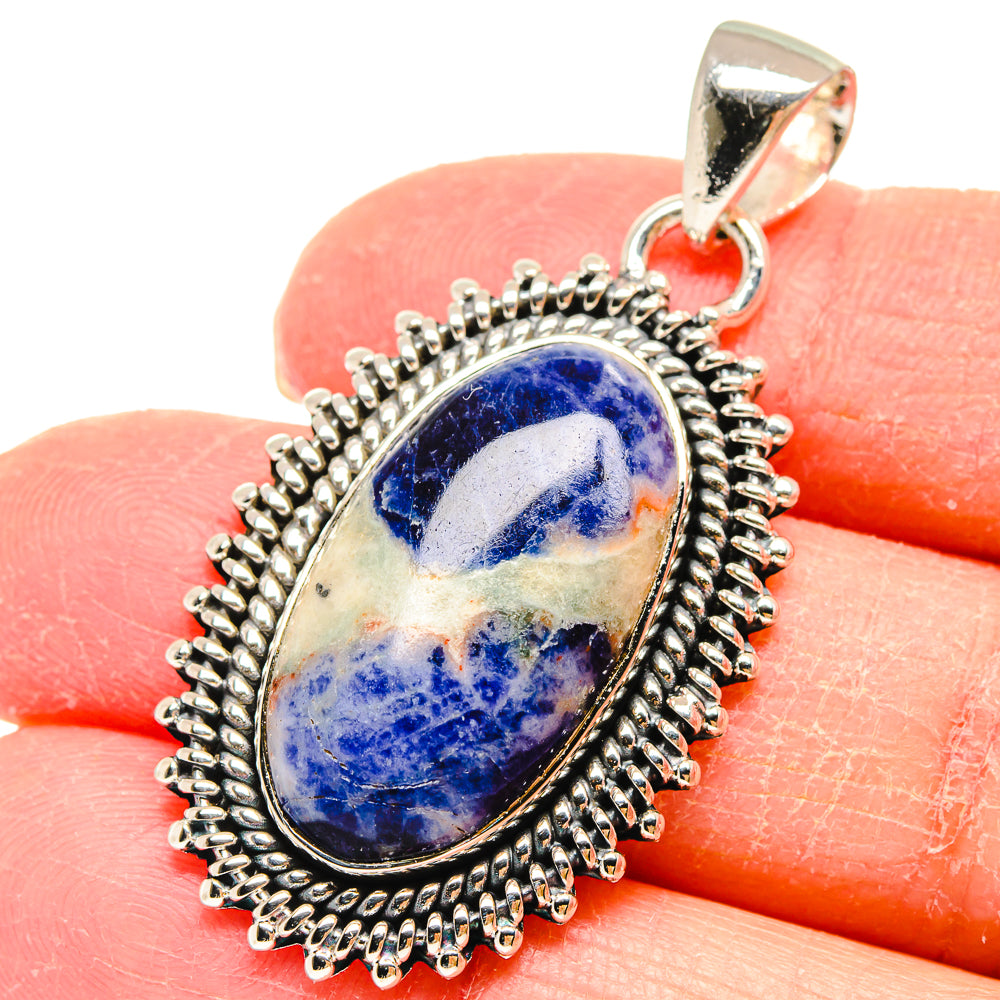 Sodalite Pendants handcrafted by Ana Silver Co - PD17991