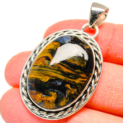 Pietersite Pendants handcrafted by Ana Silver Co - PD17993
