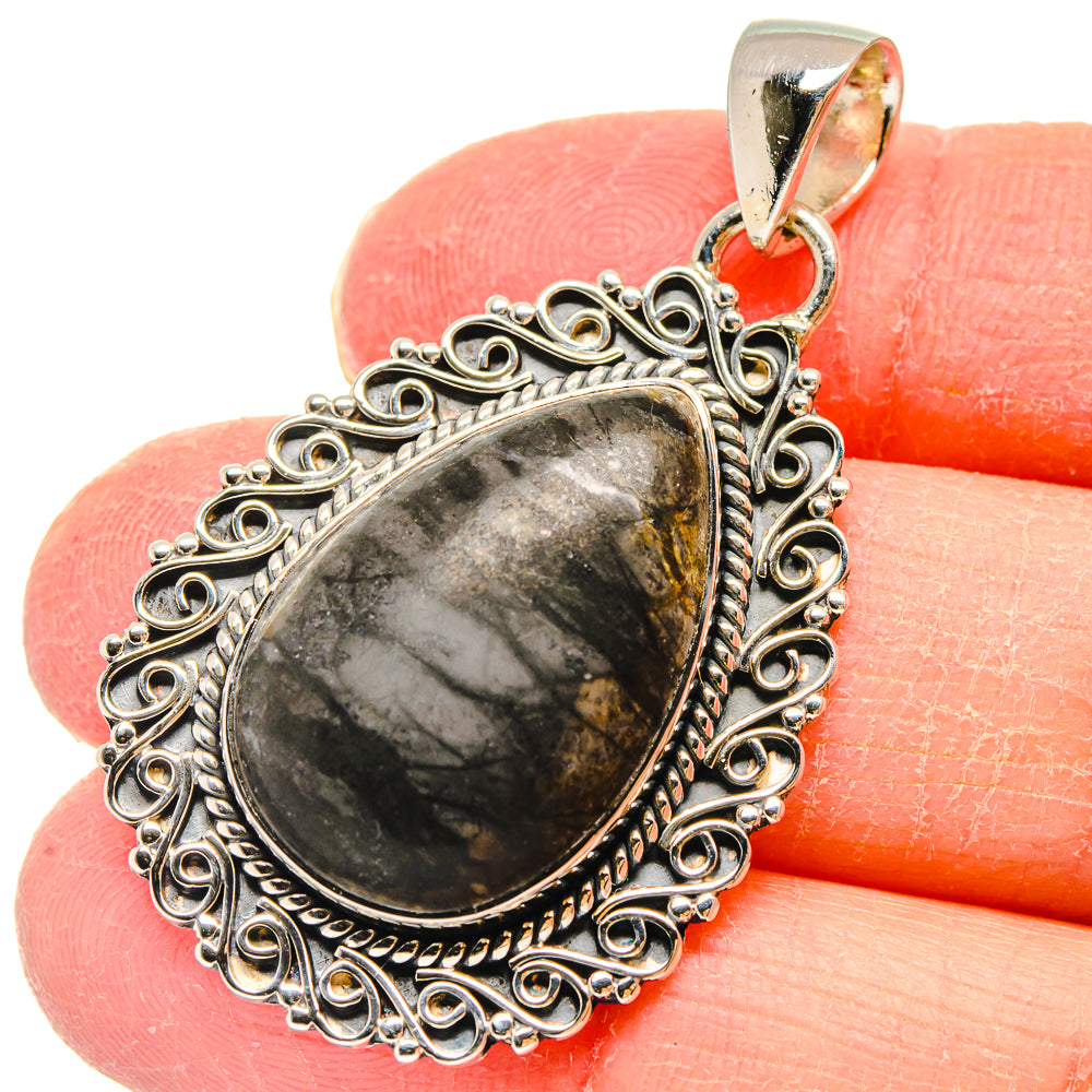 Picasso Jasper Pendants handcrafted by Ana Silver Co - PD18008