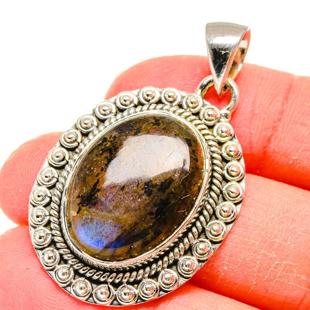 Labradorite Pendants handcrafted by Ana Silver Co - PD18025