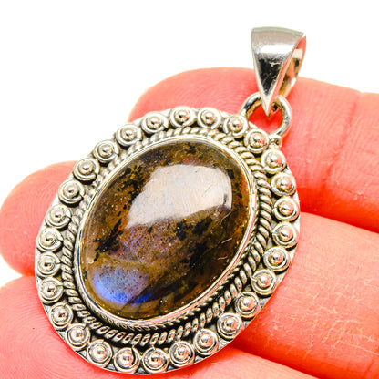 Labradorite Pendants handcrafted by Ana Silver Co - PD18025
