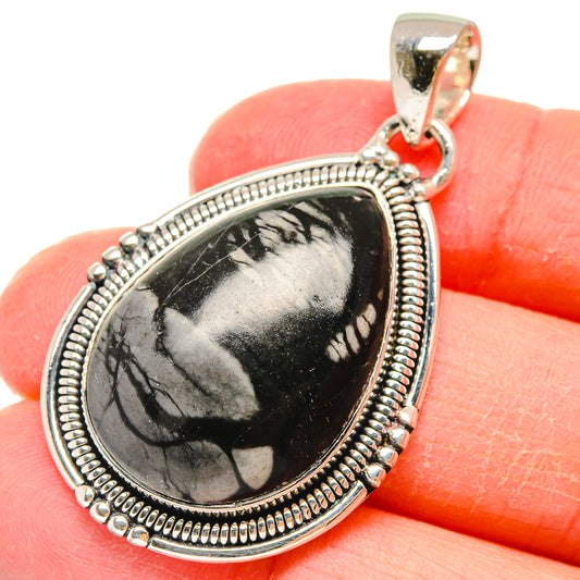 Picasso Jasper Pendants handcrafted by Ana Silver Co - PD18027