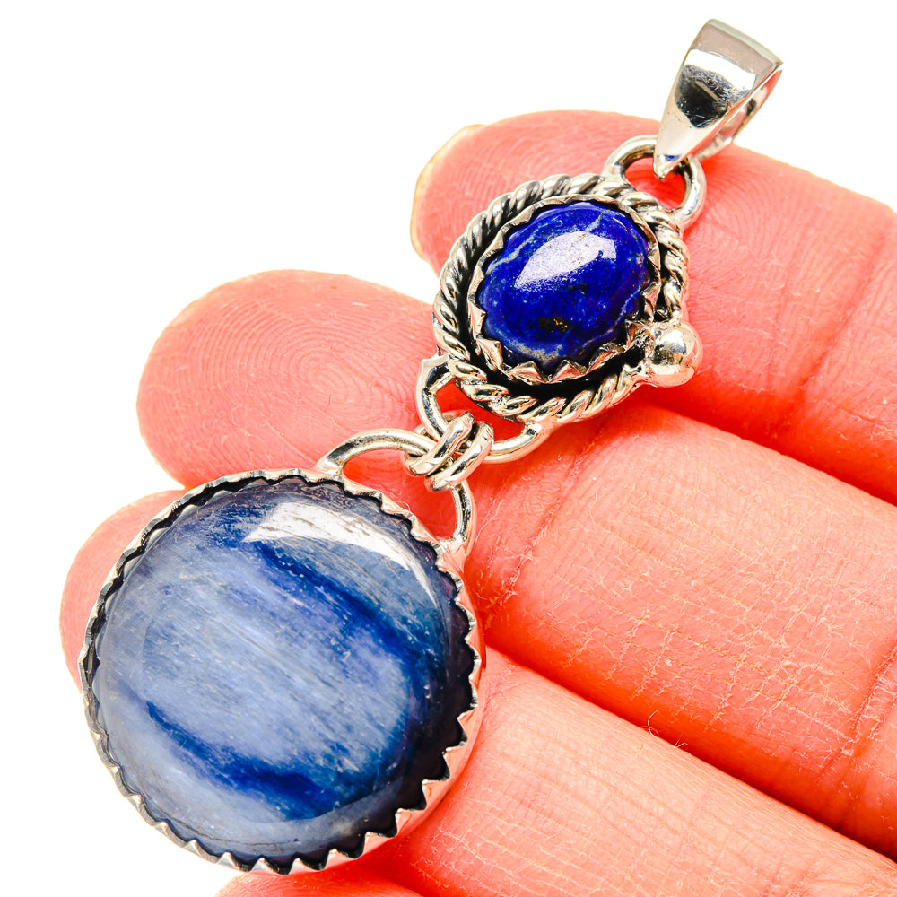 Kyanite Pendants handcrafted by Ana Silver Co - PD18038