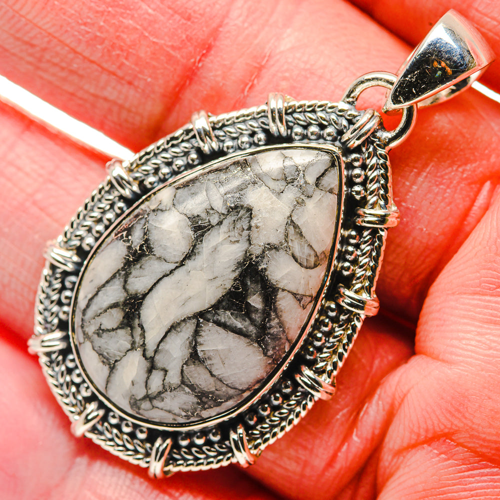 Pinolith Jasper Pendants handcrafted by Ana Silver Co - PD18051