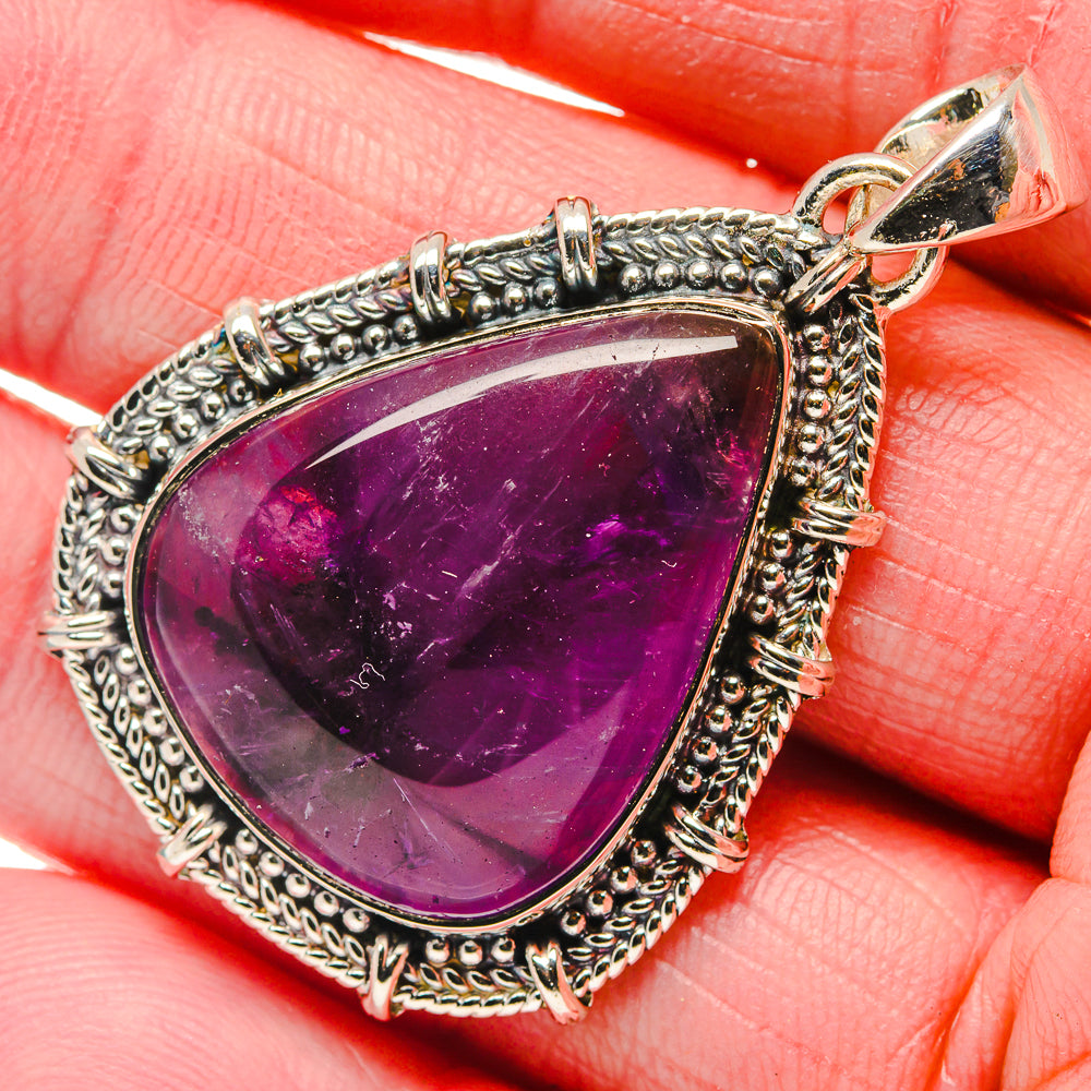 Star Amethyst Pendants handcrafted by Ana Silver Co - PD18053