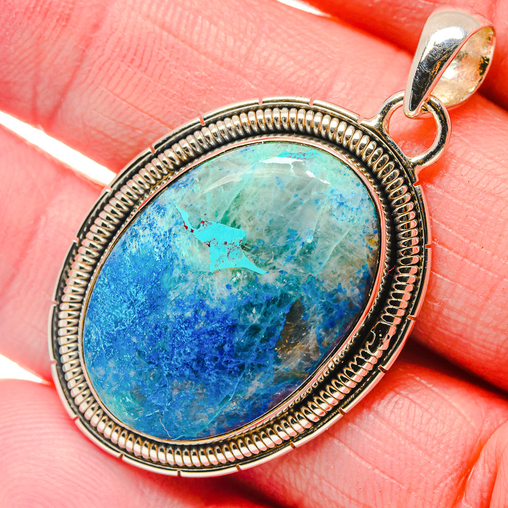 Apatite Pendants handcrafted by Ana Silver Co - PD18054