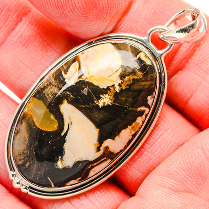 Peanut Wood Jasper Pendants handcrafted by Ana Silver Co - PD18059