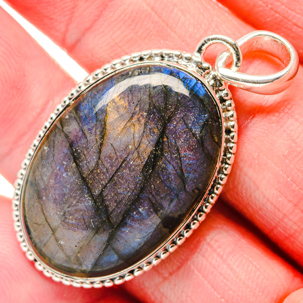 Labradorite Pendants handcrafted by Ana Silver Co - PD18060