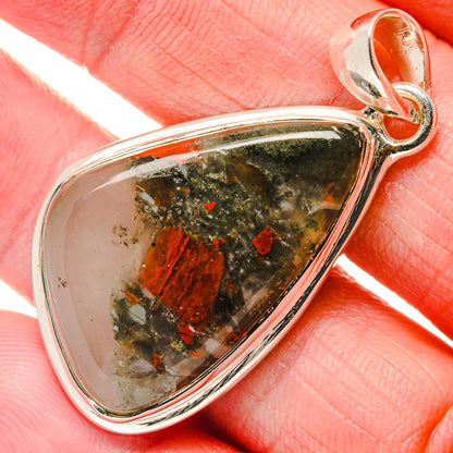 Bloodstone Pendants handcrafted by Ana Silver Co - PD18093