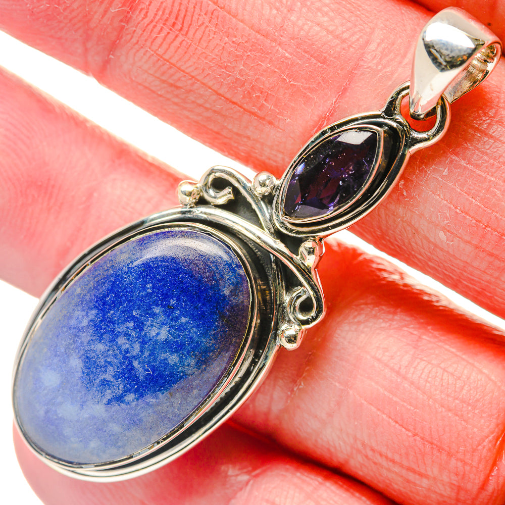 Sodalite Pendants handcrafted by Ana Silver Co - PD18094