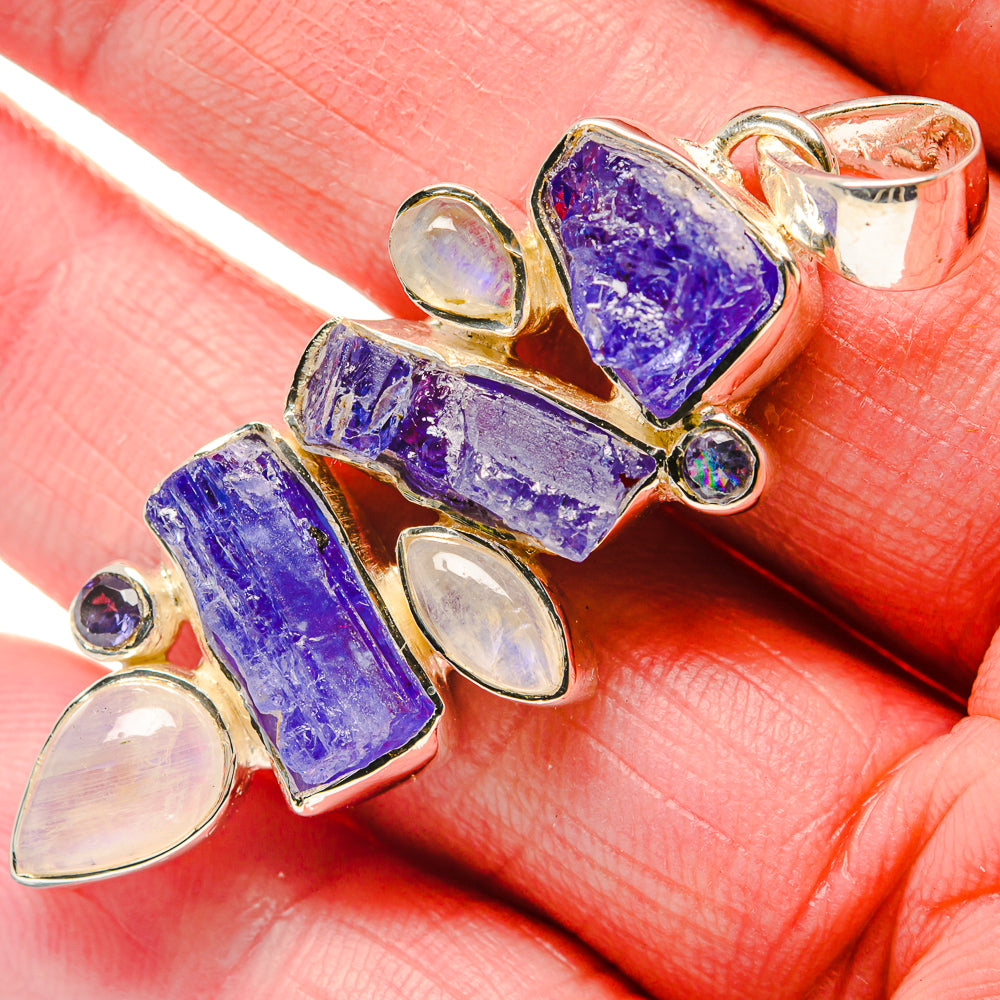 Tanzanite Pendants handcrafted by Ana Silver Co - PD18100