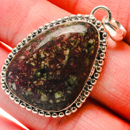 Russian Eudialyte Pendants handcrafted by Ana Silver Co - PD18106
