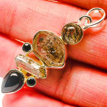 Herkimer Diamond Pendants handcrafted by Ana Silver Co - PD18113