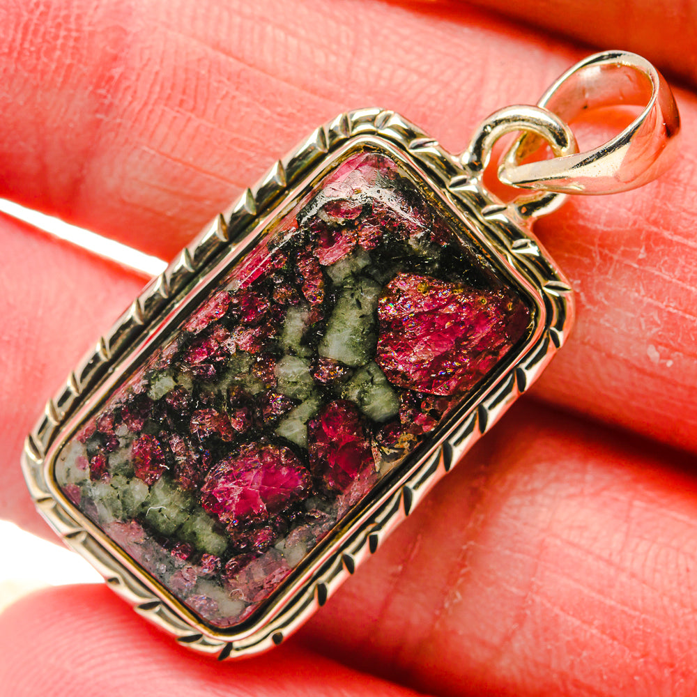 Russian Eudialyte Pendants handcrafted by Ana Silver Co - PD18120