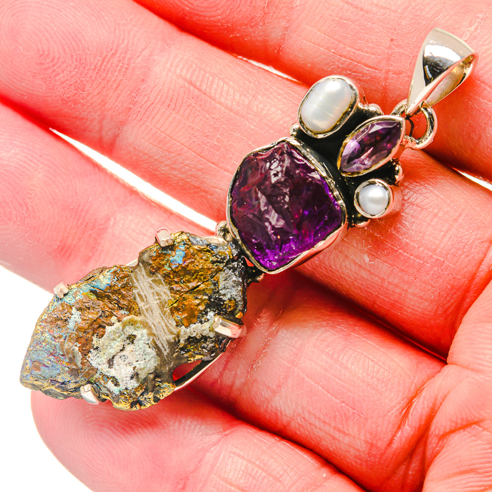 Labradorite Pendants handcrafted by Ana Silver Co - PD18131