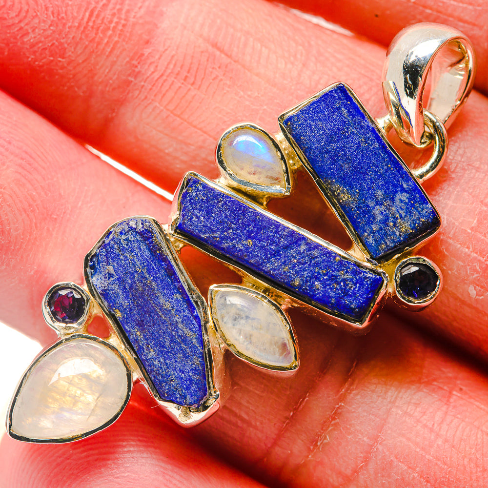 Lapis Lazuli Pendants handcrafted by Ana Silver Co - PD18132