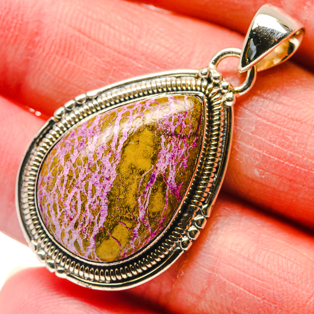 Stichtite Pendants handcrafted by Ana Silver Co - PD18135