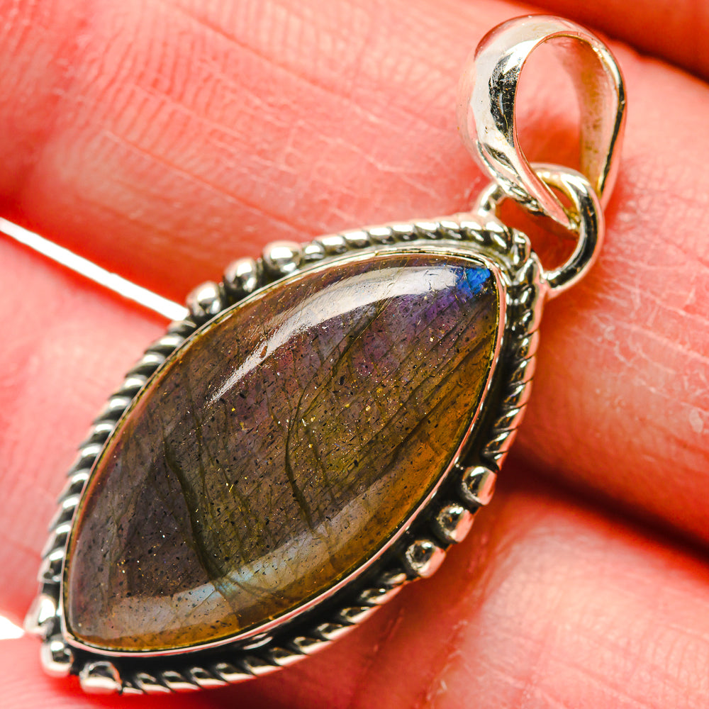 Labradorite Pendants handcrafted by Ana Silver Co - PD18137