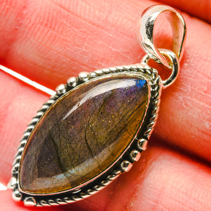 Labradorite Pendants handcrafted by Ana Silver Co - PD18137