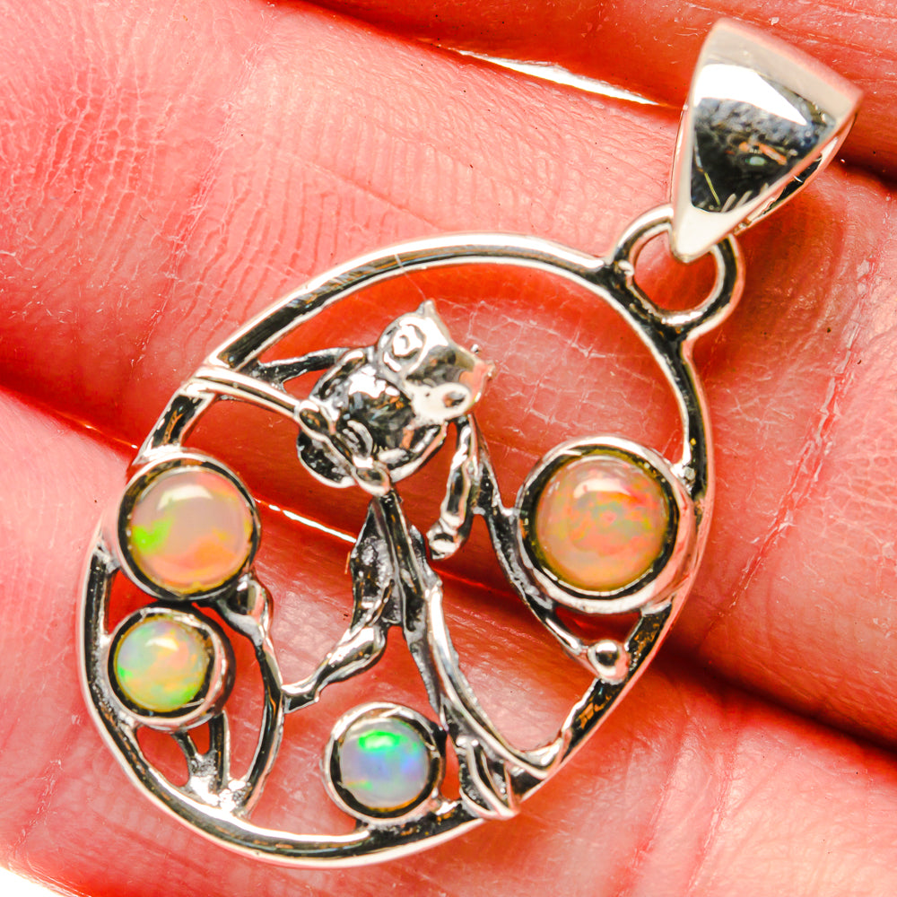 Ethiopian Opal Pendants handcrafted by Ana Silver Co - PD18138