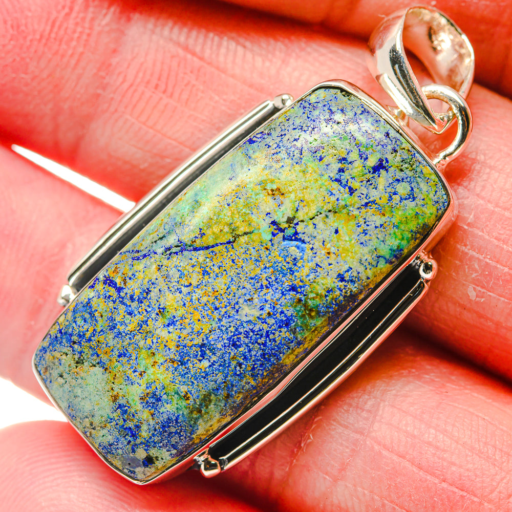 Azurite Pendants handcrafted by Ana Silver Co - PD18139