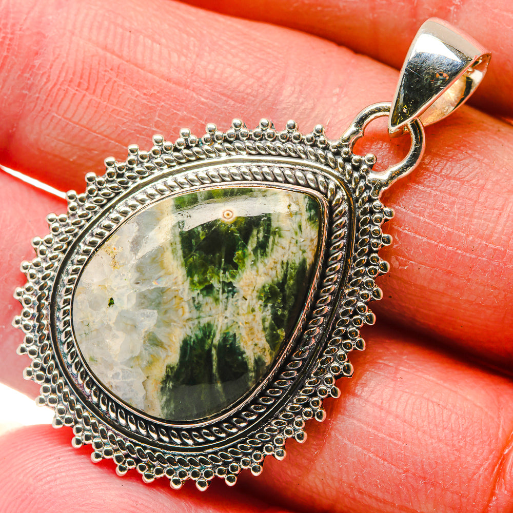 Ocean Jasper Pendants handcrafted by Ana Silver Co - PD18150