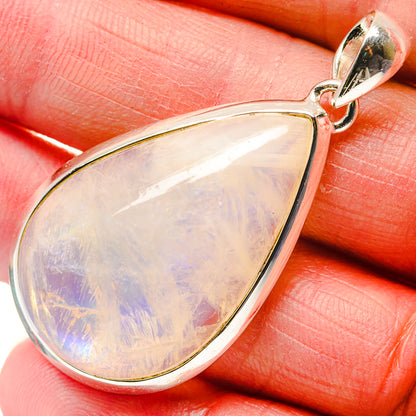 Rainbow Moonstone Pendants handcrafted by Ana Silver Co - PD18154