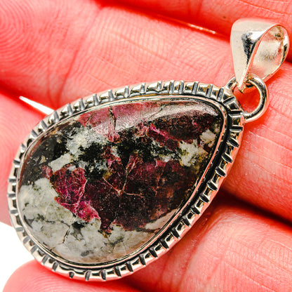 Russian Eudialyte Pendants handcrafted by Ana Silver Co - PD18159