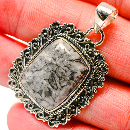 Pinolith Jasper Pendants handcrafted by Ana Silver Co - PD18165
