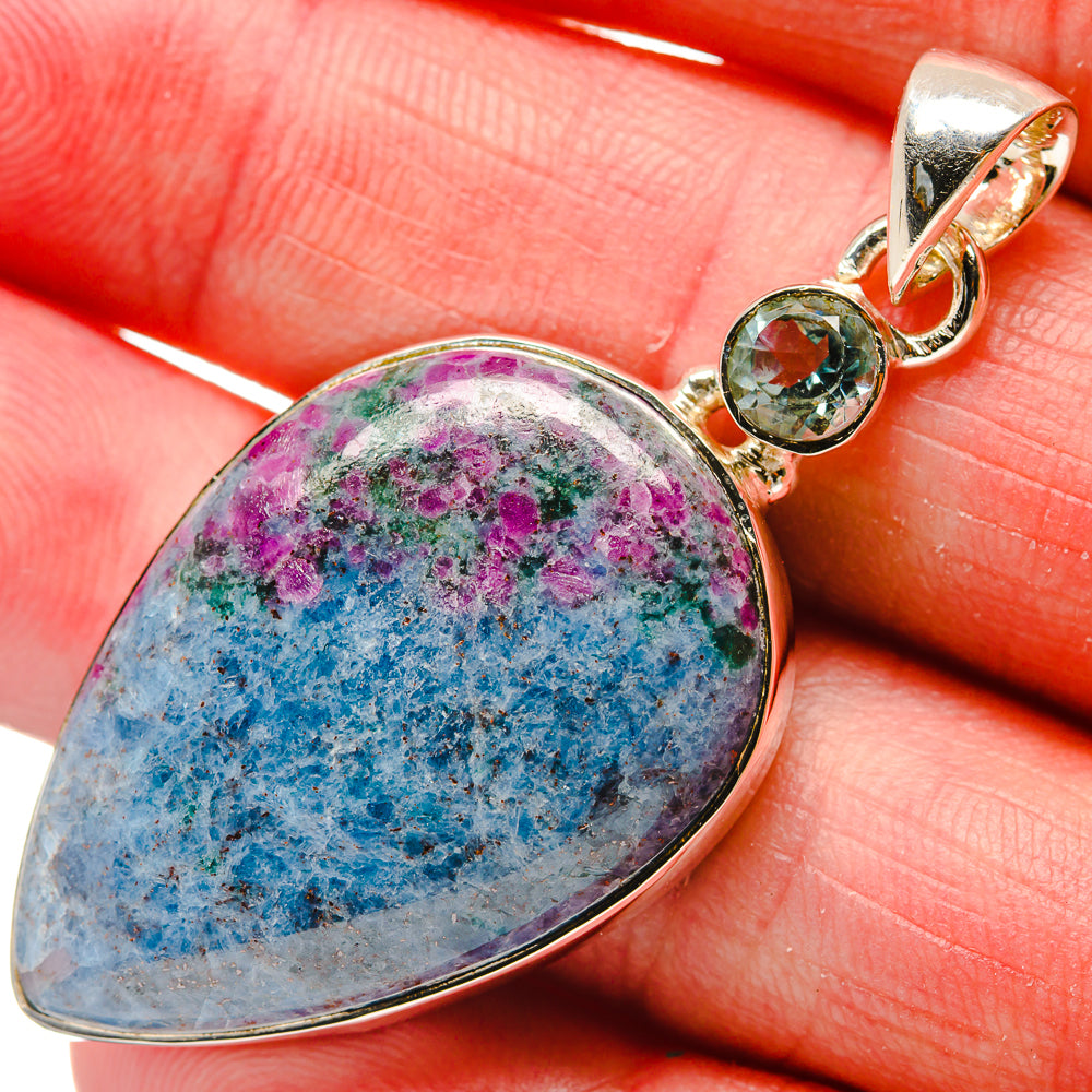 Ruby Fuchsite Pendants handcrafted by Ana Silver Co - PD18183