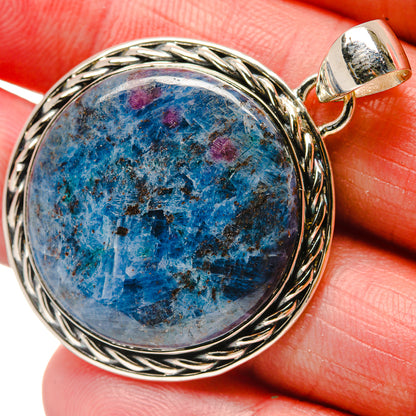 Ruby Fuchsite Pendants handcrafted by Ana Silver Co - PD18186