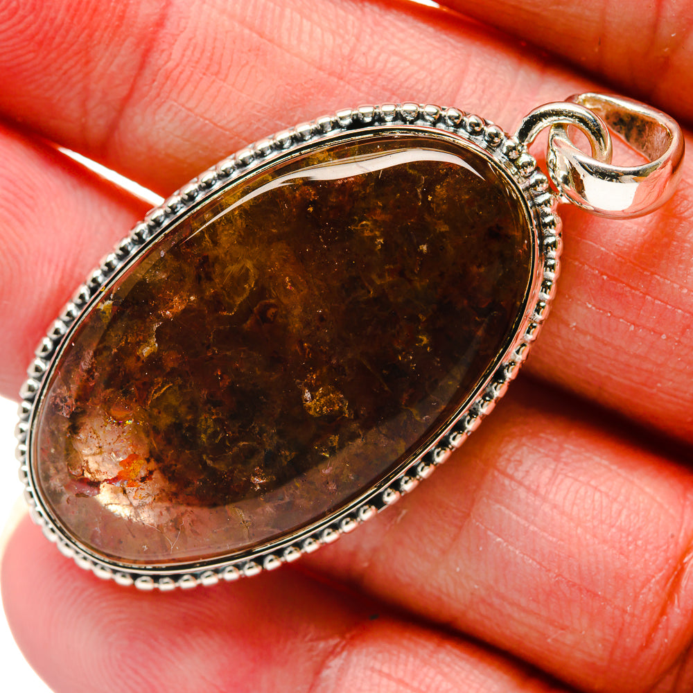 Sunstone Pendants handcrafted by Ana Silver Co - PD18193