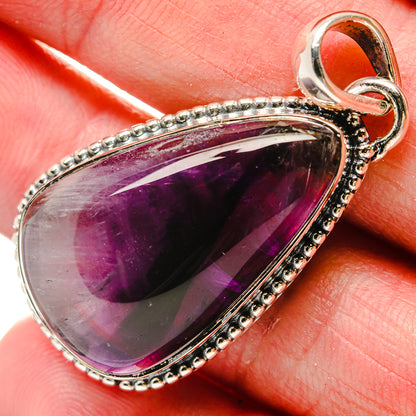 Chevron Amethyst Pendants handcrafted by Ana Silver Co - PD18197
