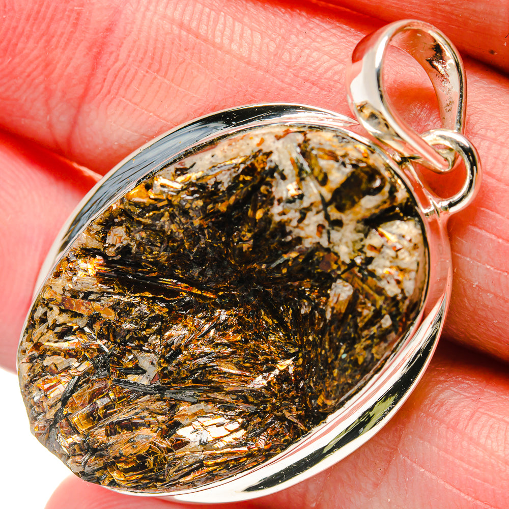 Astrophyllite Pendants handcrafted by Ana Silver Co - PD18199