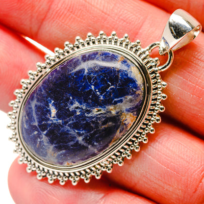 Sodalite Pendants handcrafted by Ana Silver Co - PD18211