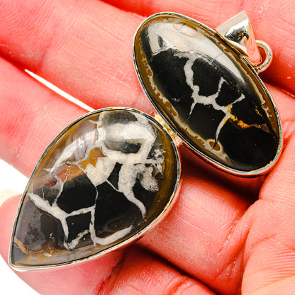 Septarian Geode Pendants handcrafted by Ana Silver Co - PD18244