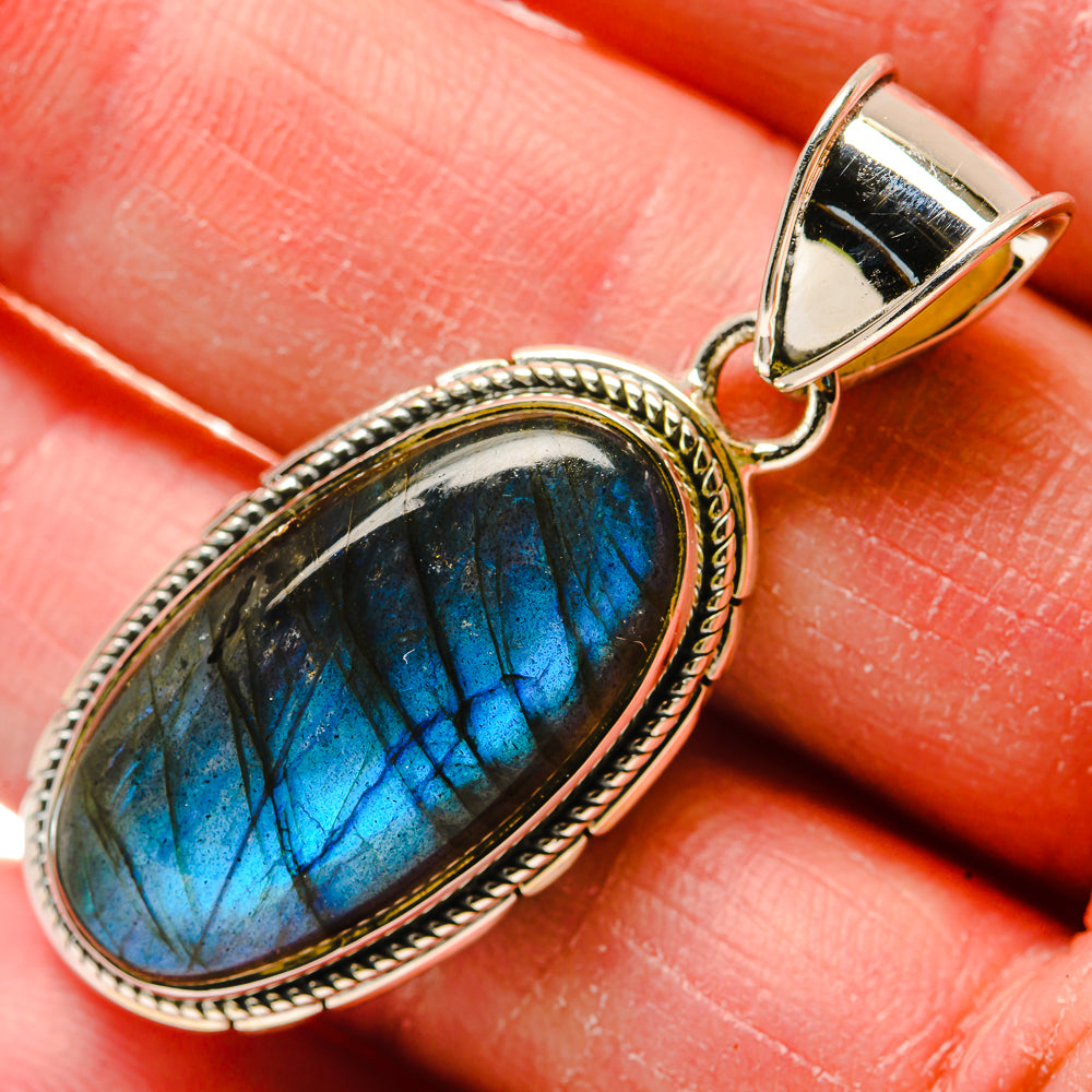 Labradorite Pendants handcrafted by Ana Silver Co - PD18264