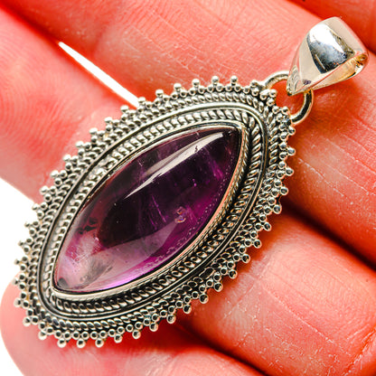 Chevron Amethyst Pendants handcrafted by Ana Silver Co - PD18265